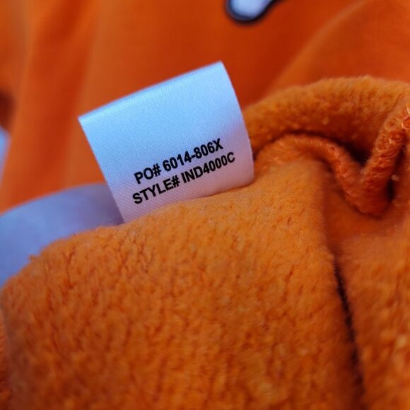 SINCE 1982 mens medium orange bone spellout cotton Independent trading company - Picture 3 of 10